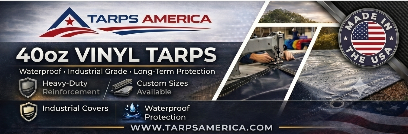 40 oz Vinyl Coated Tarps - Tarps America