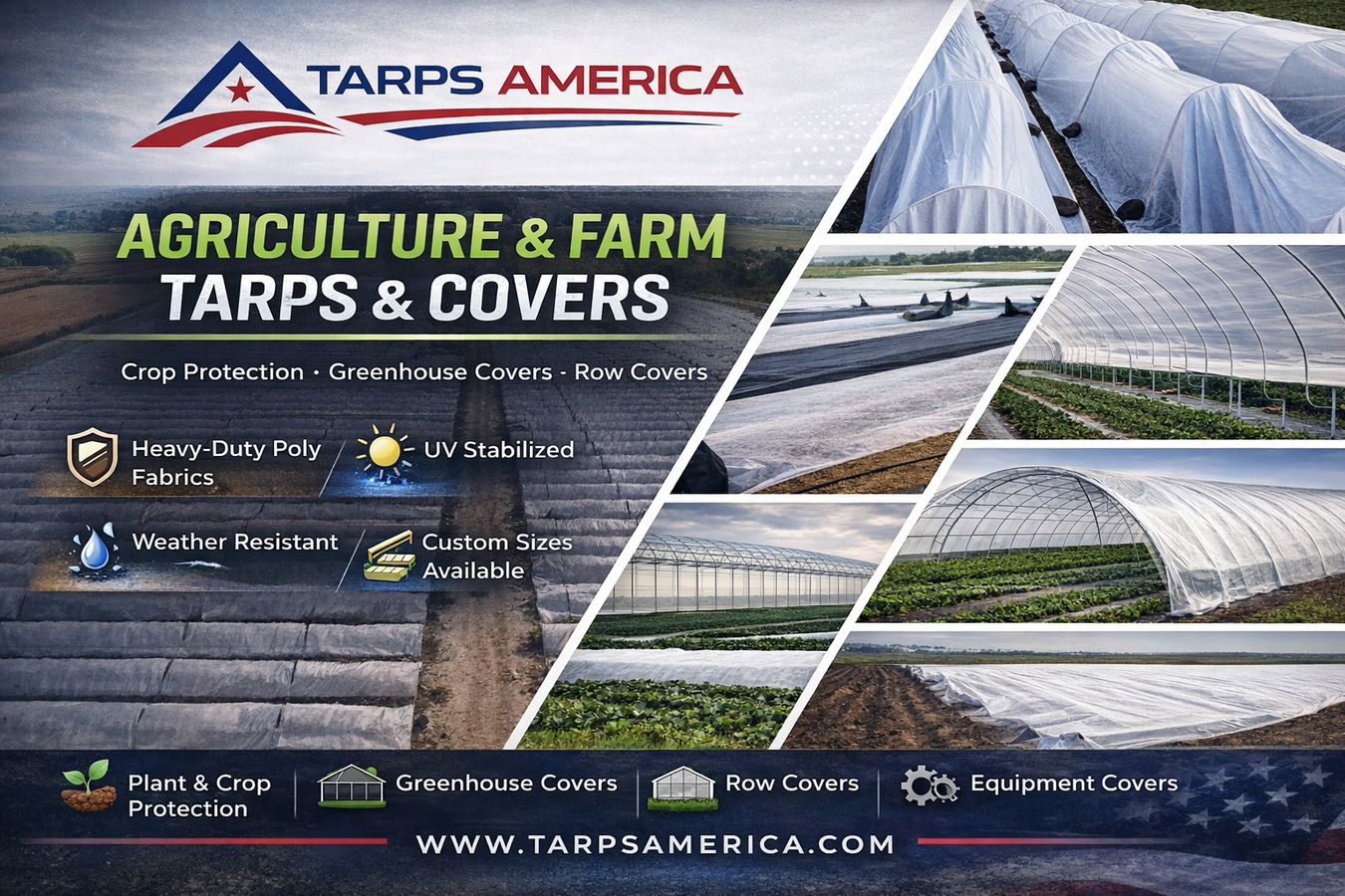 Agriculture and Farm Tarps and Covers - Tarps America