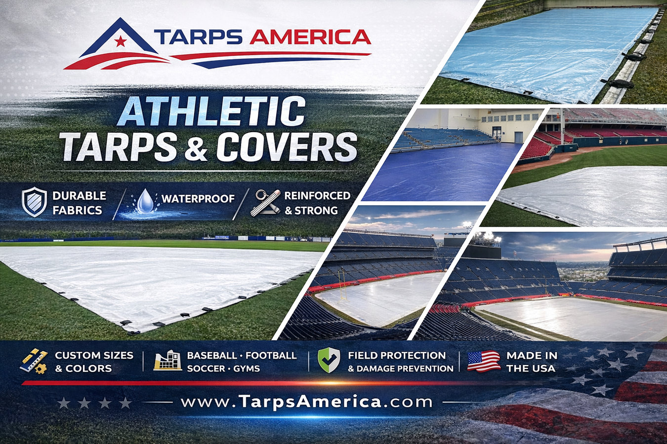 Athletic Field Covers - Tarps America