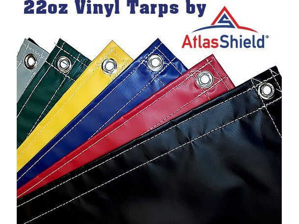 Extra Heavy Duty 22oz Vinyl Tarps by AtlasShield® Pro - Tarps America