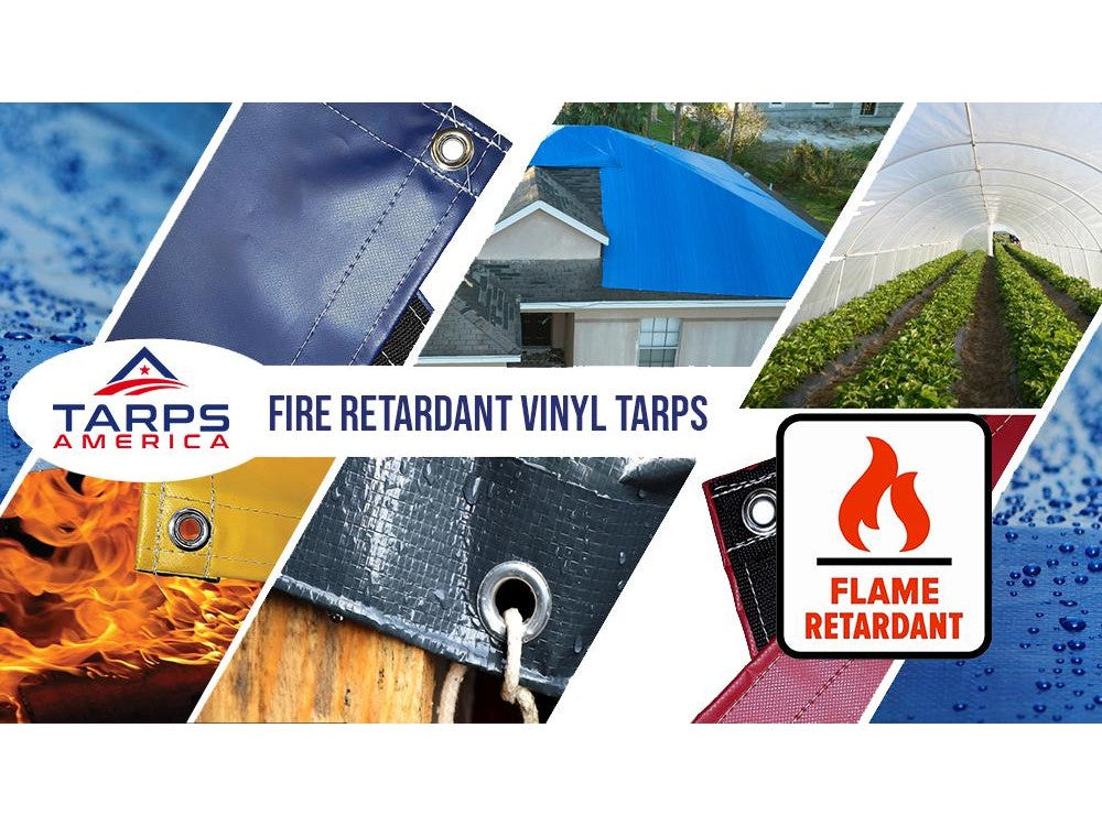 Fire Retardant Vinyl Tarps - Tarps America