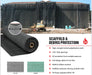 10’ x150’ SCAFFOLD & DEBRIS PROTECTION BLACK FR - Tarps America