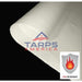 12 mil / 6.3 oz Medium Duty Cream Fire Retardant Woven Poly Roll - Tarps America