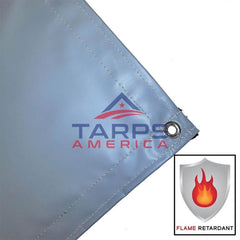 14 oz Medium Duty Laminated Vinyl Fire Retardant Tarp - Tarps America