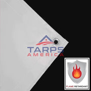 14 oz Medium Duty Laminated Vinyl Fire Retardant Tarp - Tarps America