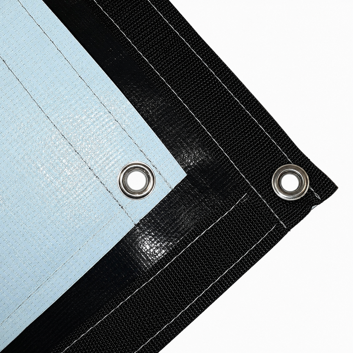 14 mil Black/White Poly Tarp — Made in USA