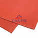 15 oz Red Silicon Coated Fiberglass Fire Retardant Welding Blanket and Curtain Roll - Tarps America