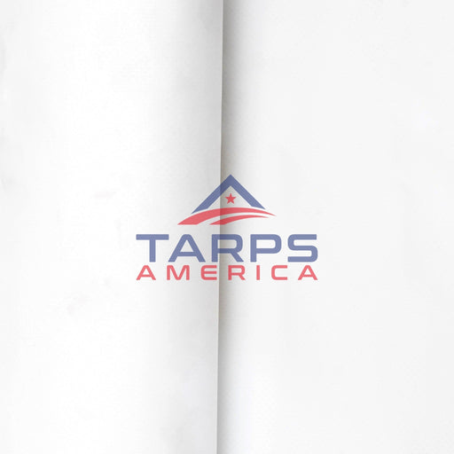 16 mil Extra Heavy Duty Fire Retardant Poly Tarp White/White - Tarps America