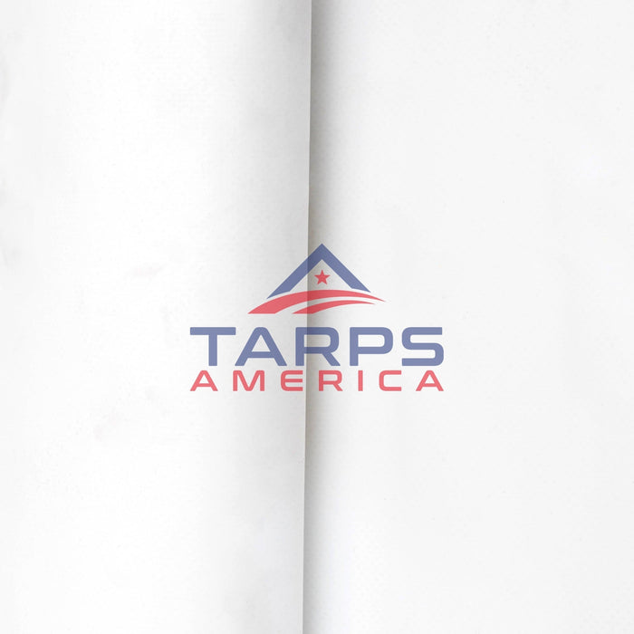 16 mil Extra Heavy Duty Fire Retardant Poly Tarp White/White - Tarps America