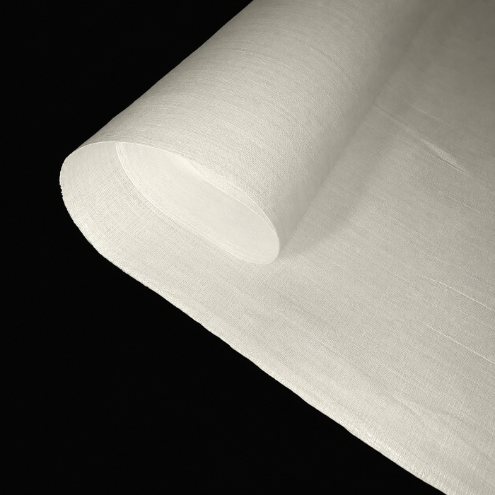 16 mil / 7.5 oz Extra Heavy Duty Cream Fire Retardant Woven Poly Roll