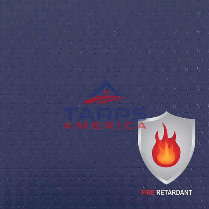 18 oz Fire Retardant Heavy Duty Blue Vinyl Coated Polyester Roll by AtlasShield® - Tarps America