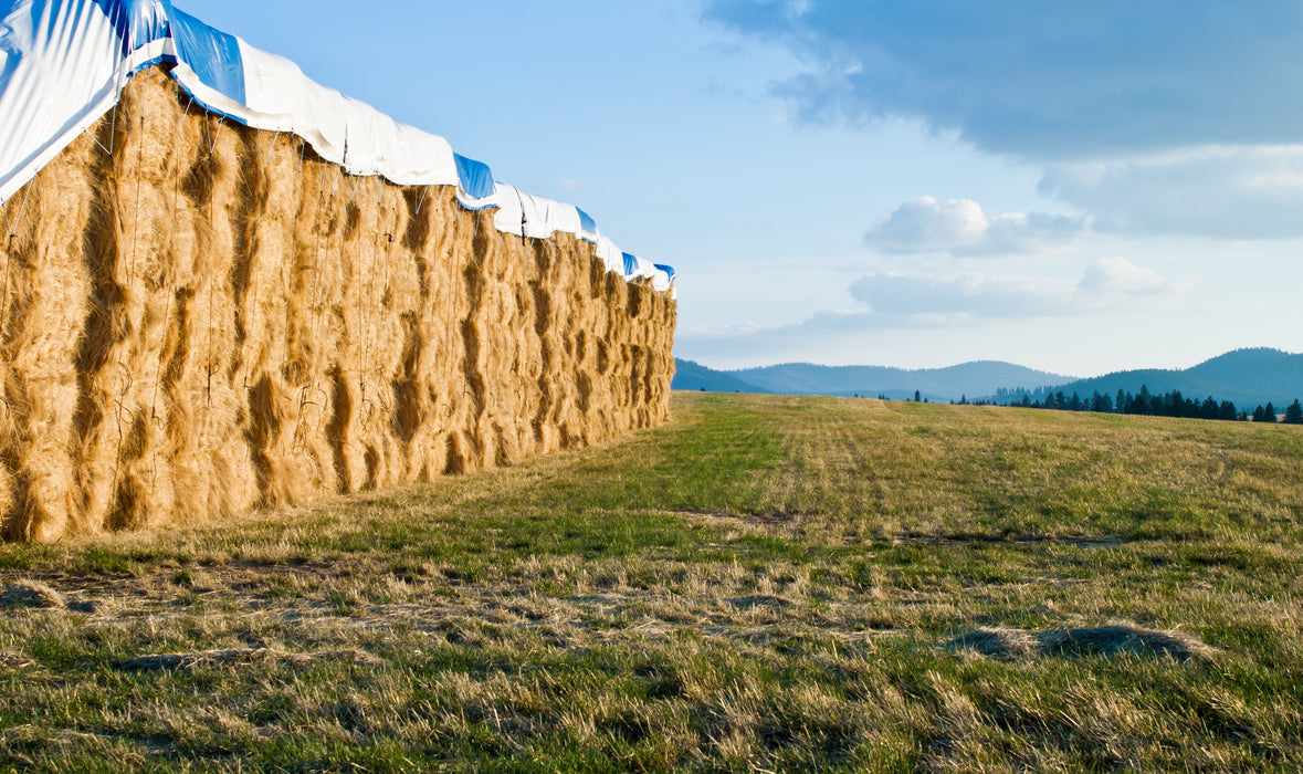 Hay Tarp Cover with Hand Straps 16 Mil Black White Extra Heavy Duty Poly(QuickShip 3 Days)