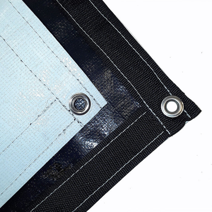 20 mil Ultimate Duty Black/White Poly Tarp