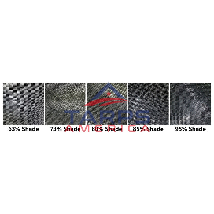 Black 63% Shade Cloth Mesh Tarp by ShadeMax® - Tarps America