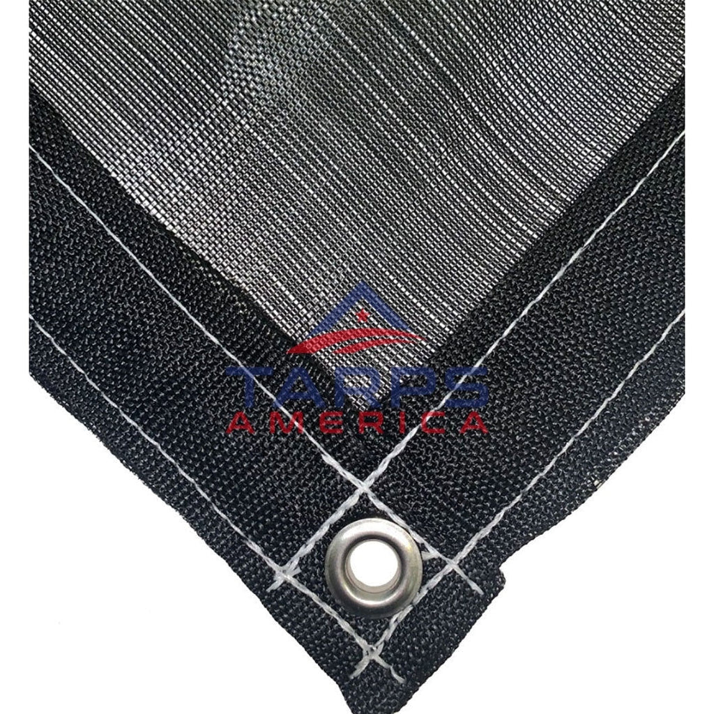 Black 73% Shade Cloth Mesh Tarp by ShadeMax® — Tarps America