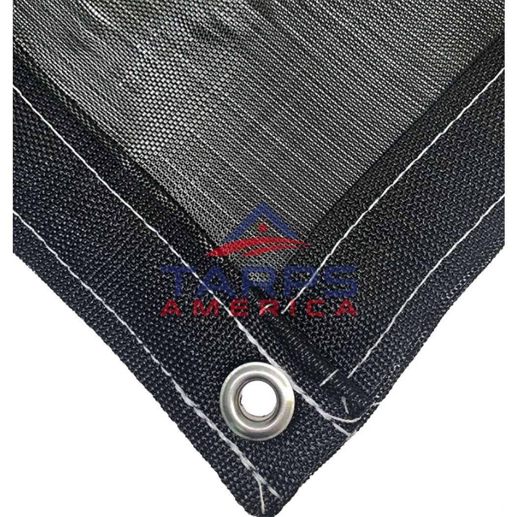 tarp netting Black 80% Shade Cloth Mesh Tarp by ShadeMax® — Tarps America