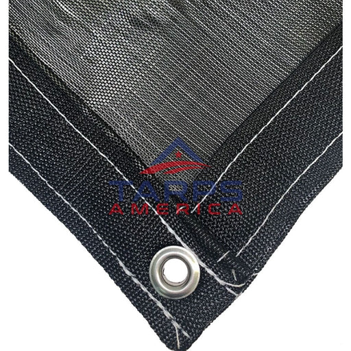 Black 80% Shade Cloth Mesh Tarp by ShadeMax® - Tarps America