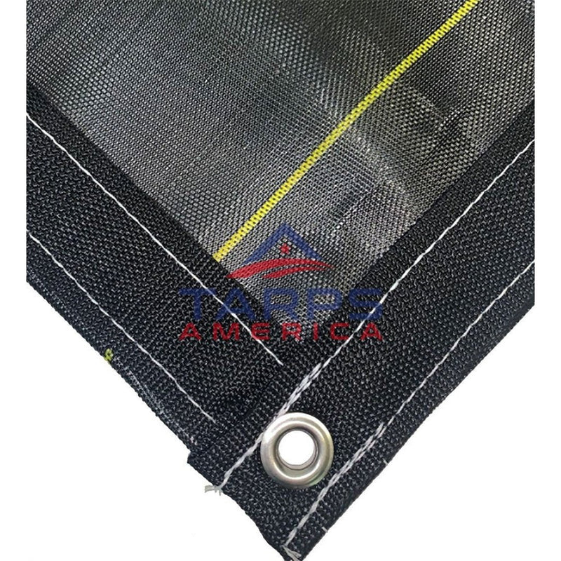 Black 85% Mesh Containment Screen by ShadeMax® - Tarps America