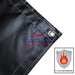 Custom 18 oz Heavy Duty Black Coated Vinyl Fire Retardant by AtlasShield® - Tarps America