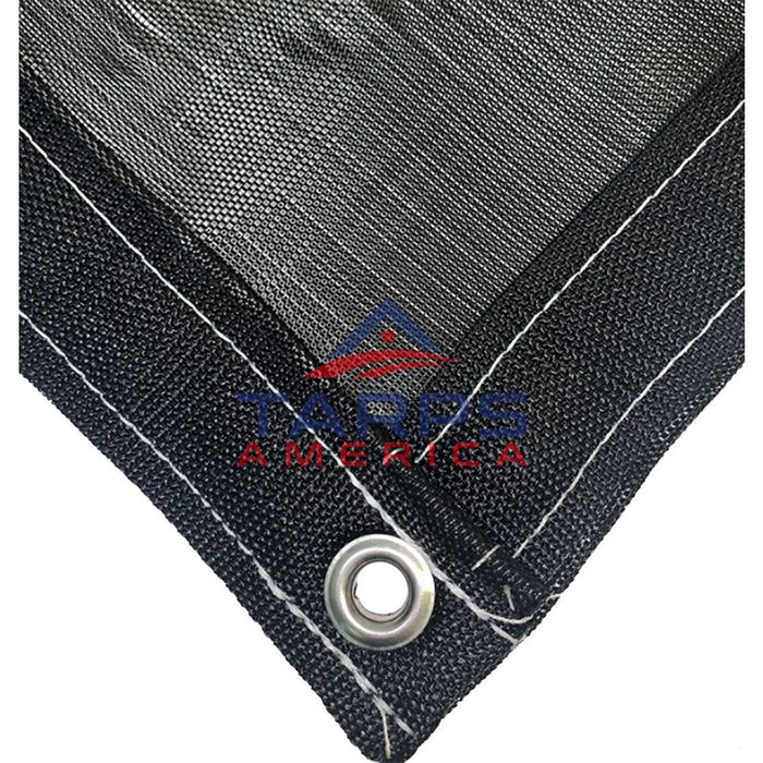 Custom Black 80% Shade Cloth Mesh Tarp by ShadeMax® - Tarps America