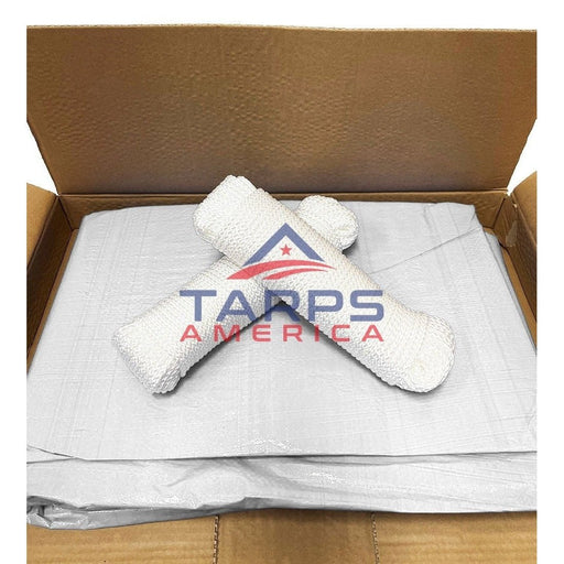 FEMA 20x25 Premium Retardant Disaster Self Help Fire Tarp Kit (Complies with 2022 FEMA Specifications) - Tarps America