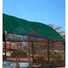 Green 10 oz. Heavy Duty Vinyl Coated Mesh Tarp by ShadeMax® - Tarps America