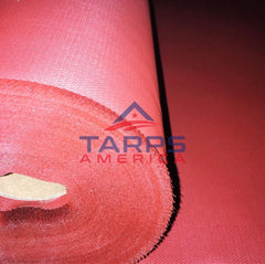 15 oz Red Silicon Coated Fiberglass Fire Retardant Welding Blanket and Curtain Roll
