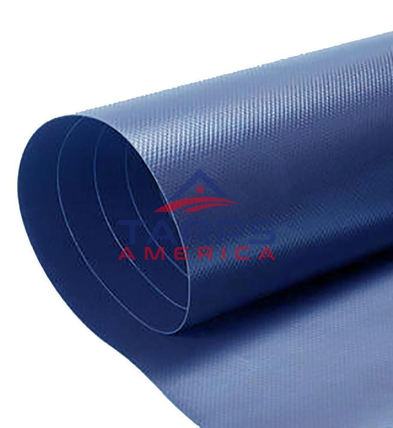 18 oz Heavy Duty Blue Vinyl Coated Polyester Roll by AtlasShield®