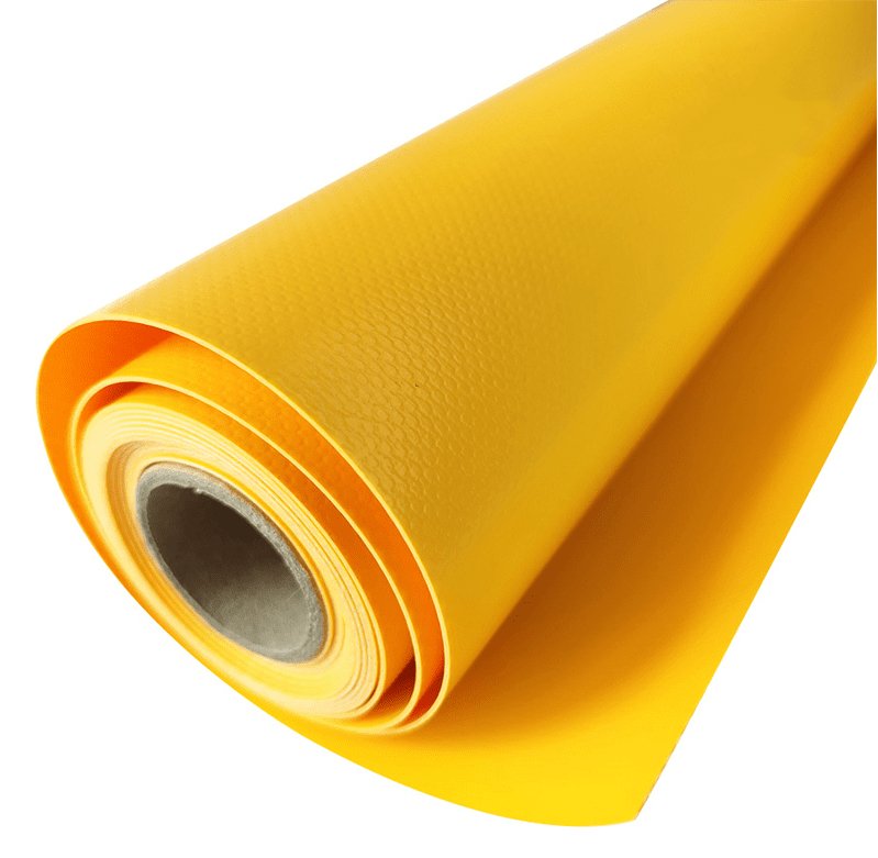 18 oz Heavy Duty Yellow Vinyl Coated Polyester Roll by AtlasShield®