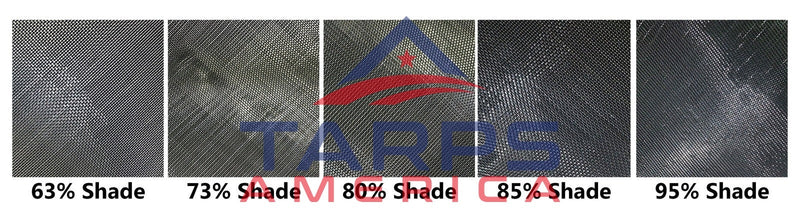 Black 95% Shade Mesh Tarp by ShadeMax®